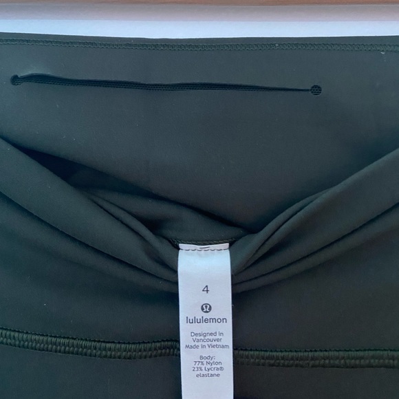 Lululemon Olive Green Leggings - Picture 5 of 10